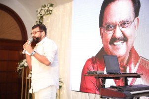 SP Balasubramanyam Condolence Prayer Meeting