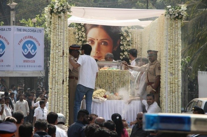 Sridevi's Final Journey - Funeral Photos