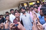 Team Vanavarayan Vallavarayan Meets Fans in Theater 