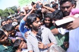 Team Vanavarayan Vallavarayan Meets Fans in Theater 