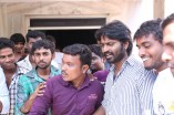 Team Vanavarayan Vallavarayan Meets Fans in Theater 