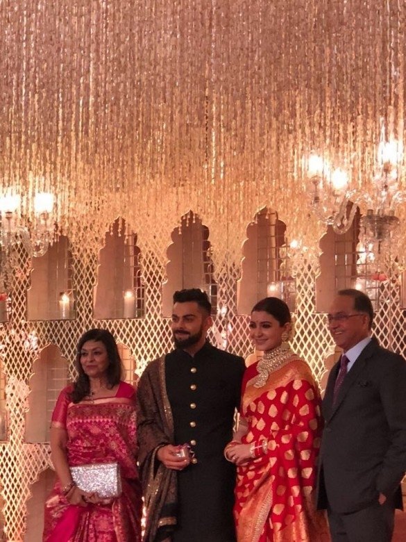 Virat Kohli And Anushka Sharma Reception