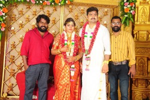 Wedding of Kuppathu Raja Producer M. Saravanan and Sravya Keerthana
