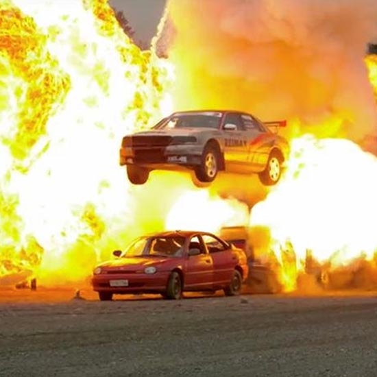 Exploding cars