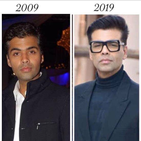 Karan Johar | #10YearsChallenge: Check out how celebrities looked 10