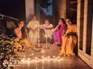 Celebrities photos with Diya and Torchlights to stand united against Corona