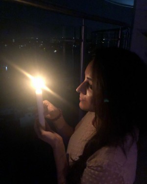 Celebrities photos with Diya and Torchlights to stand united against Corona