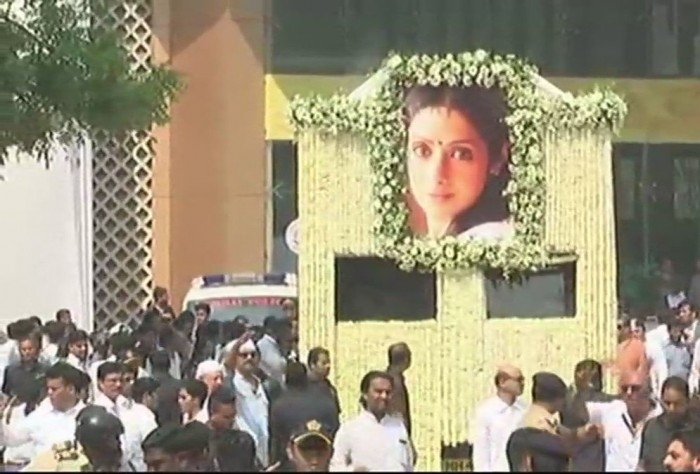 Sridevi's Final Journey - Funeral Photos