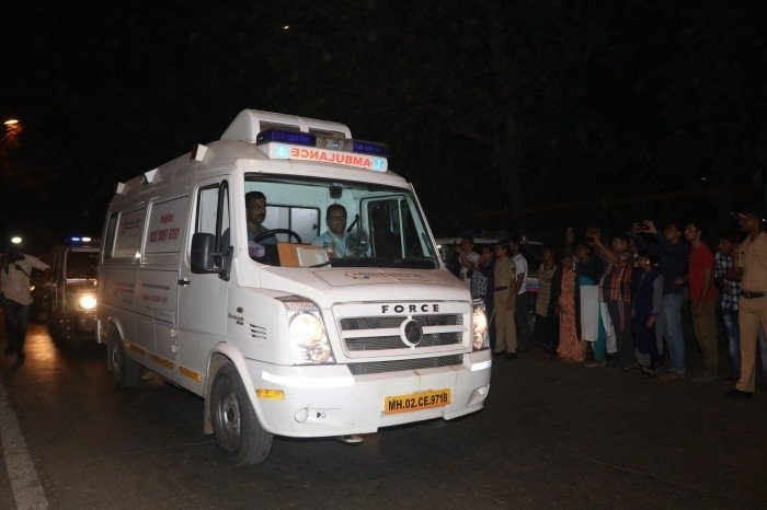 Sridevi's final journey -  funeral