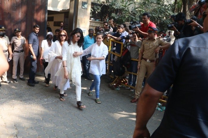 Sridevi's final journey -  funeral