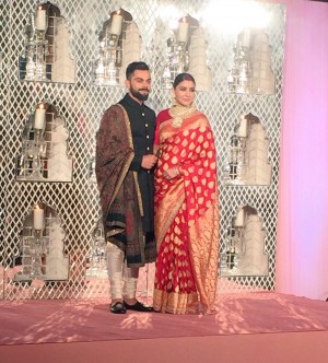 Virat Kohli And Anushka Sharma Reception