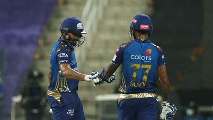 suryakumar yadav sacrifices his wicket for rohit sharma mivsdc