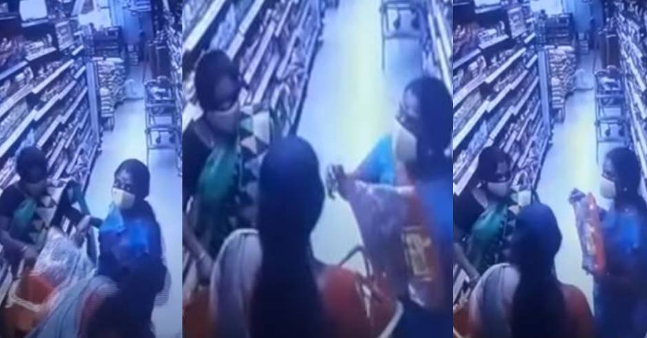 Mother daughter arrested for stealing at supermarket in Chennai