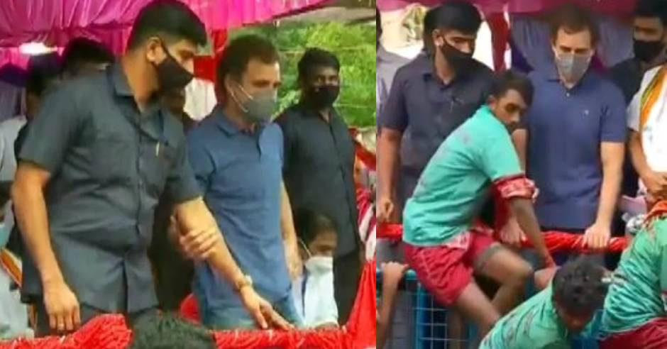 Avaniyapuram Jallikattu Rahul Gandhi stopped his Security guard