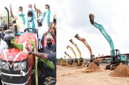 tn cmo eps foundation stone Cauvery Gundaru link project