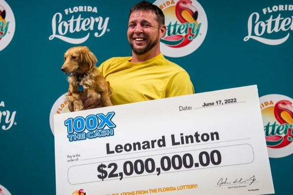 Florida Man Who Won 2M USD Lottery Credits His Pregnant Dog